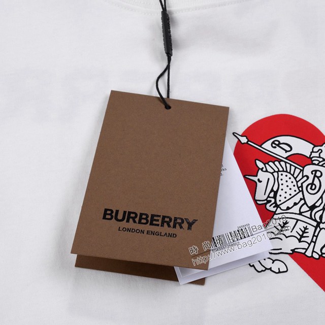 Burberry專櫃巴寶莉2023SS新款七夕限定印花T恤 男女同款 tzy2629